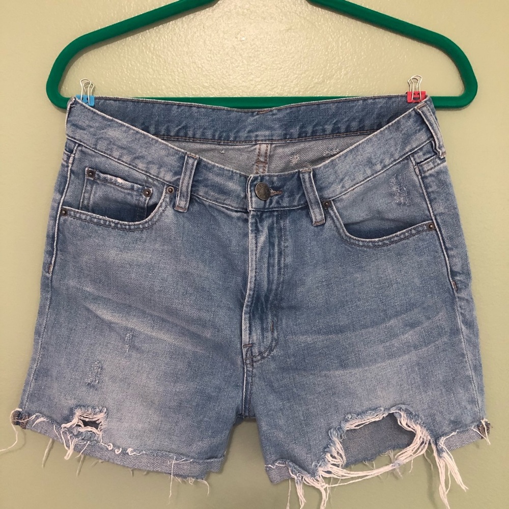 BDG Denim Mid Wash Shorts